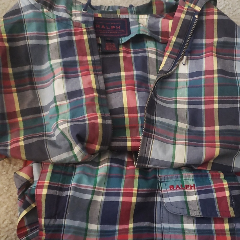 2 piece Ralph Lauren Polo shorts and jacket